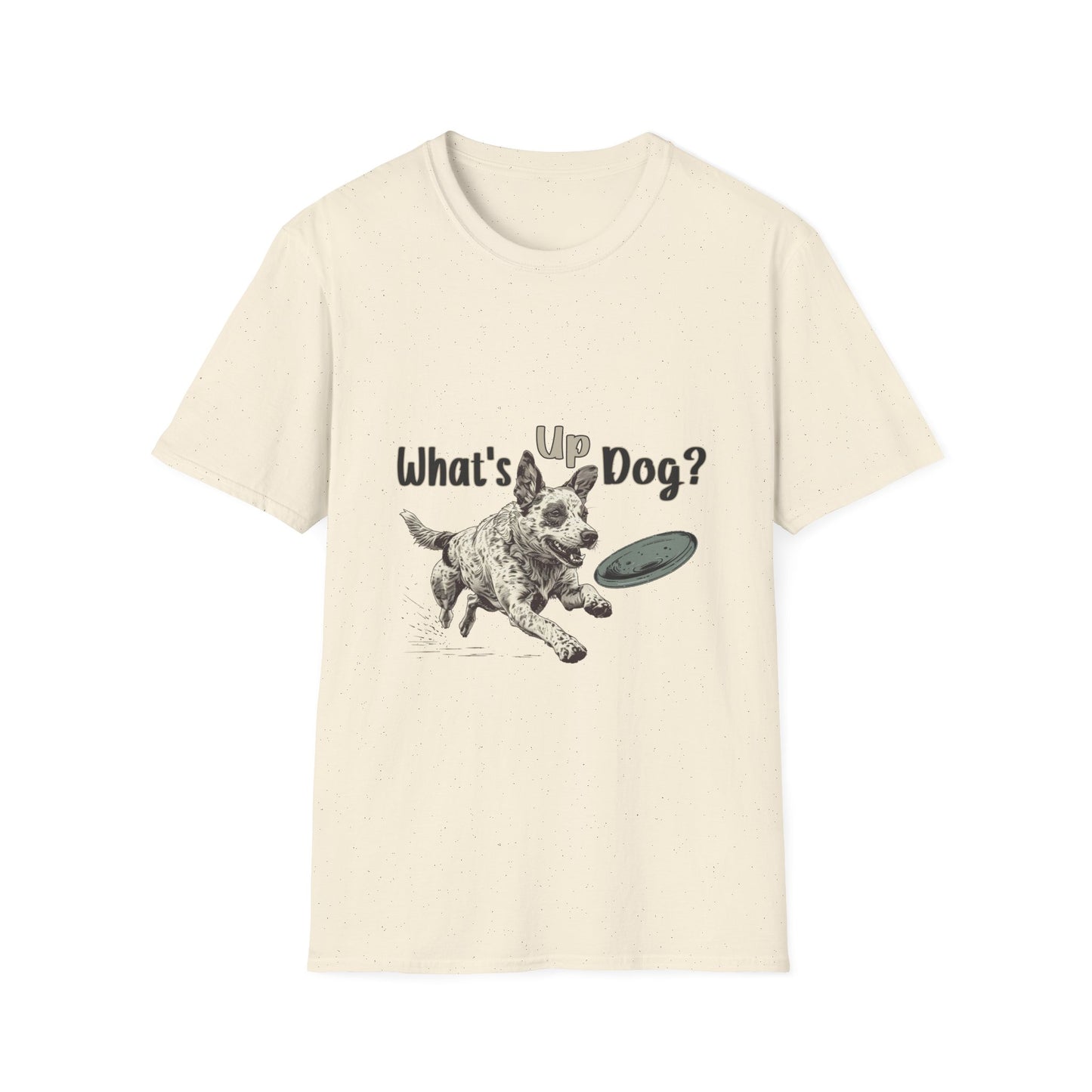 Australian Cattle Dog - What's Up Dog? Frisbee Disc Sports -  - Unisex Softstyle T-Shirt