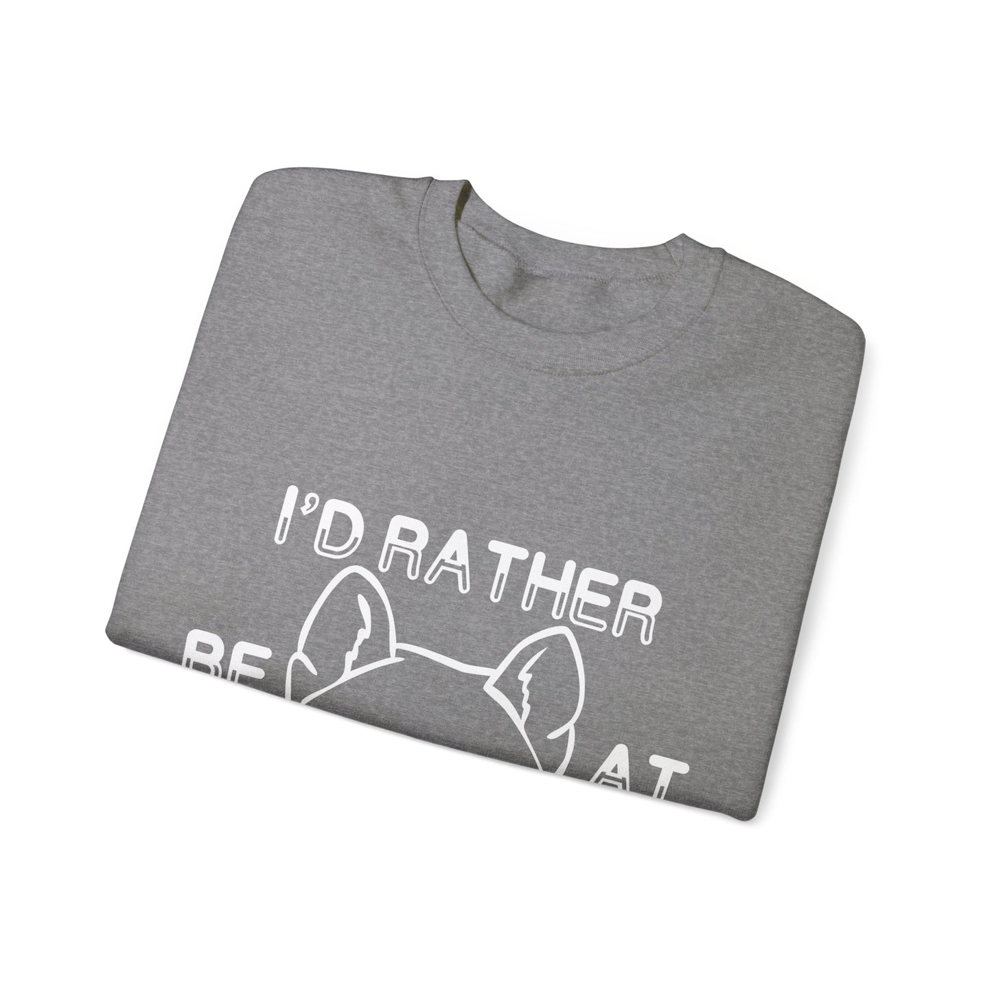 I'd Rather Be At FastCAT - Unisex Heavy Blend Crewneck Sweatshirt