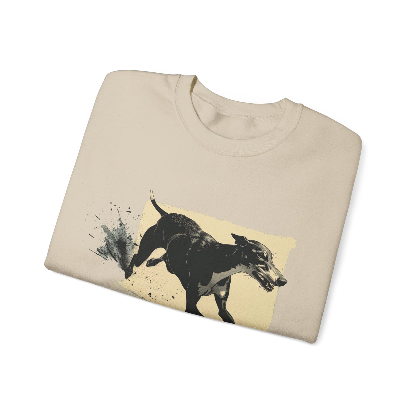 Greyhound: Tally Ho! A FastCAT Design - Unisex Heavy Blend Crewneck Sweatshirt