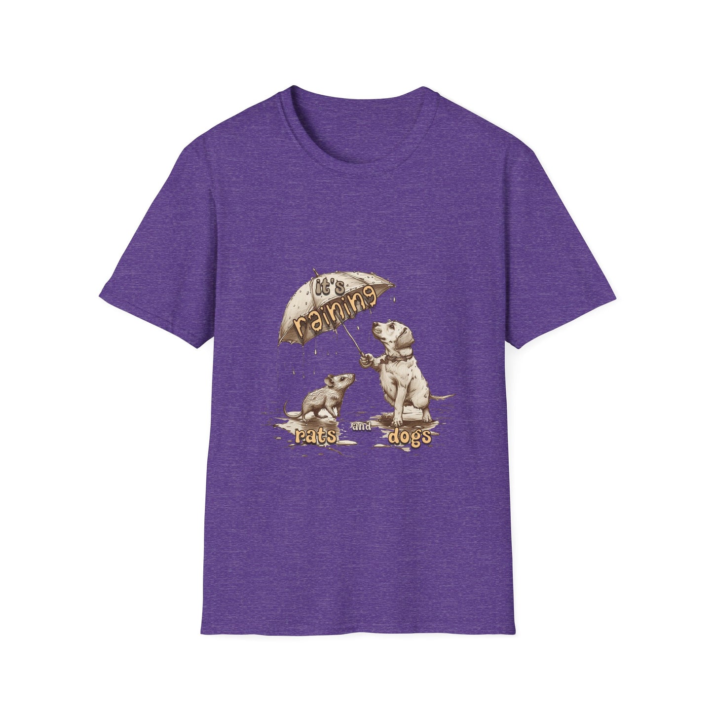 It's Raining Rats And Dogs - Unisex Softstyle T-Shirt