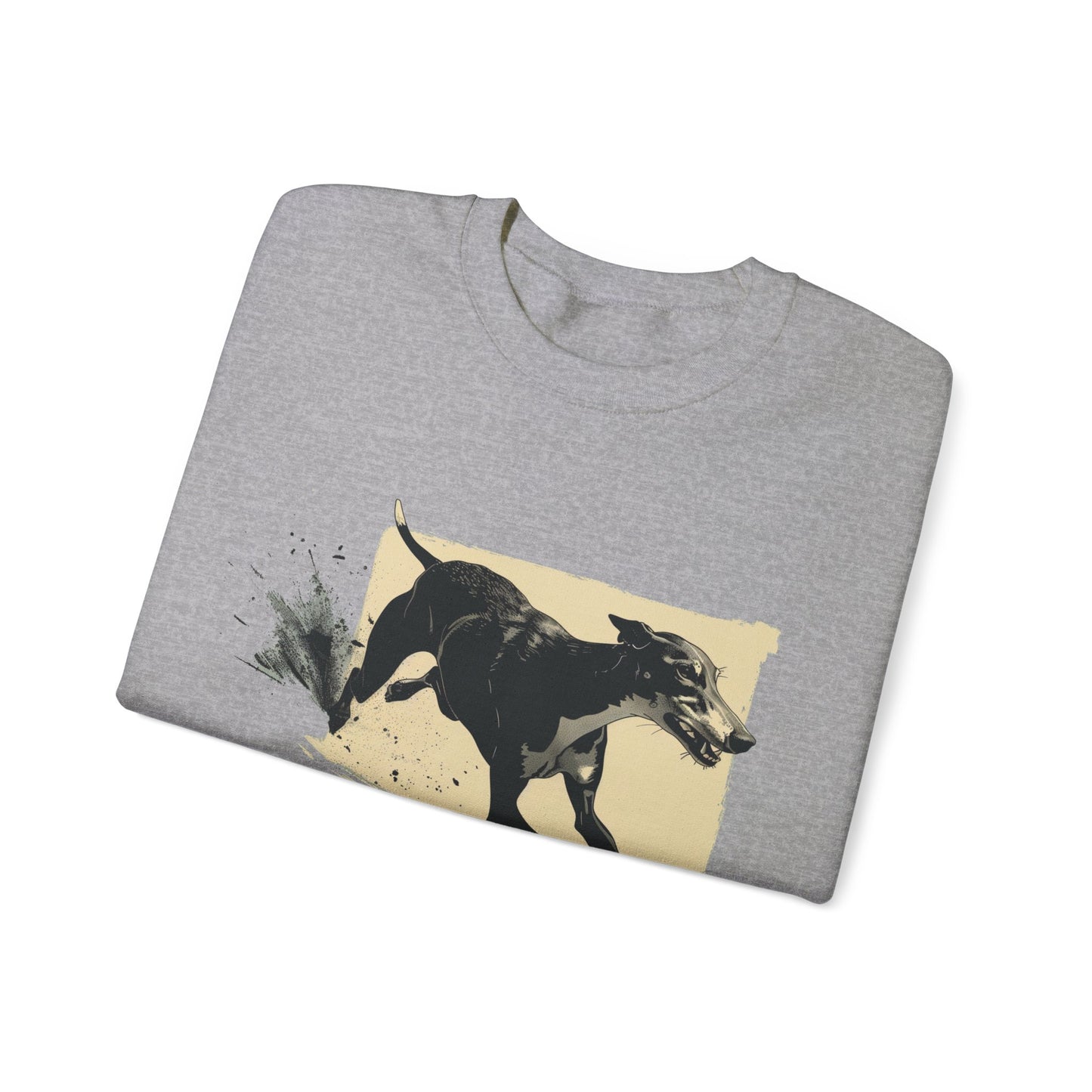 Greyhound: Tally Ho! A FastCAT Design - Unisex Heavy Blend Crewneck Sweatshirt