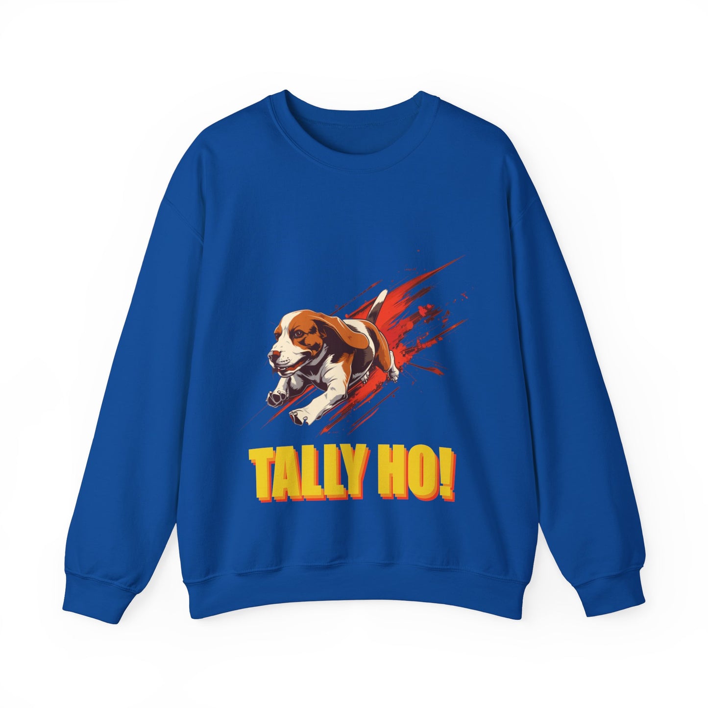 Beagle: Tally Ho! A FastCAT Design - Unisex Heavy Blend Crewneck Sweatshirt