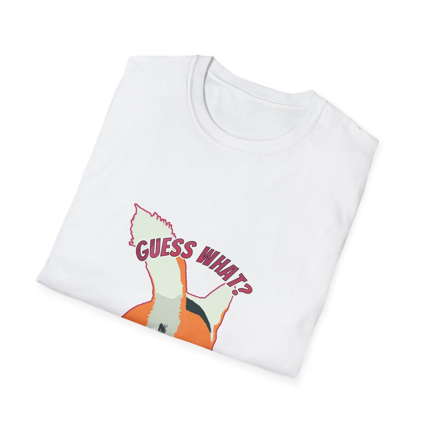 Guess What? Corgi Butt! - Unisex Softstyle T-Shirt