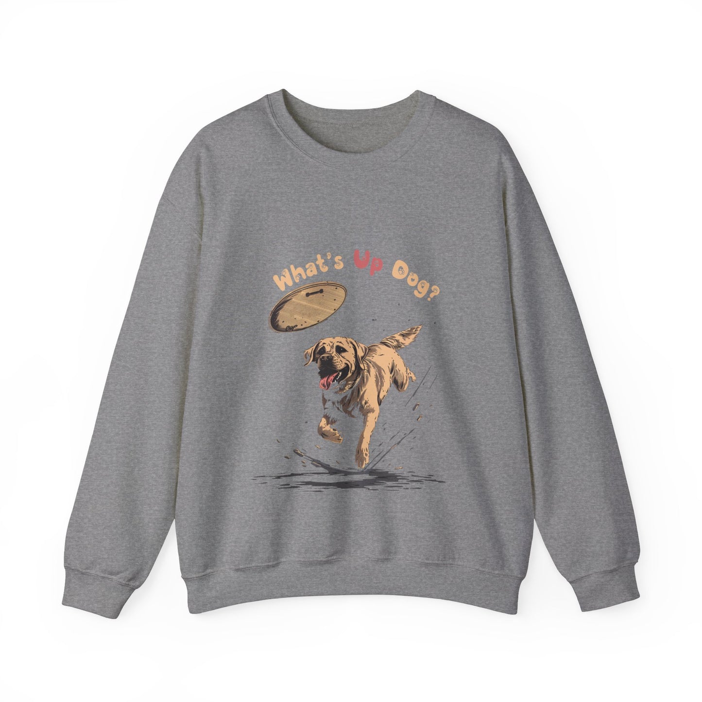 What's Up Dog? (Labrador Retriever) - Unisex Heavy Blend Crewneck Sweatshirt