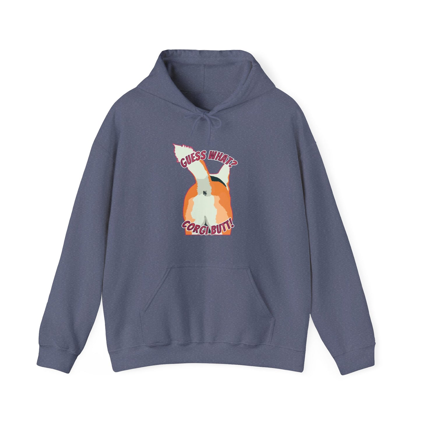 Guess What? Corgi Butt! - Unisex Heavy Blend Hooded Sweatshirt