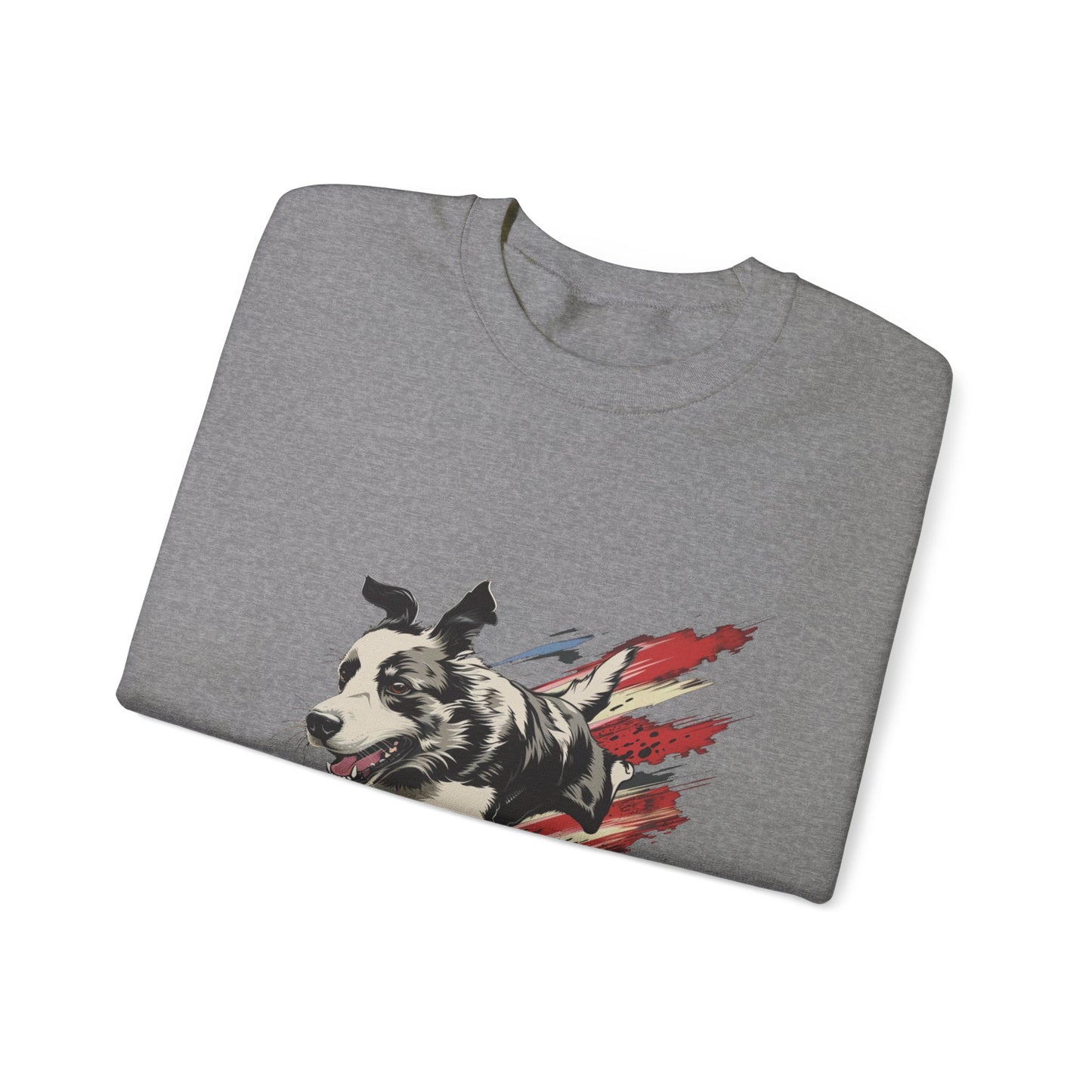 Border Collie: Tally Ho! A FastCAT Design - Unisex Heavy Blend Crewneck Sweatshirt