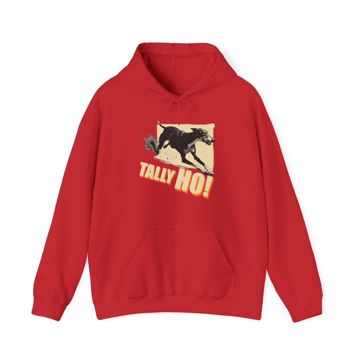 Greyhound: Tally Ho! A FastCAT Design Unisex Heavy Blend Hooded Sweatshirt