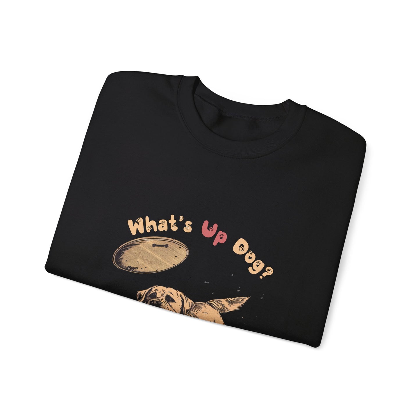 What's Up Dog? (Labrador Retriever) - Unisex Heavy Blend Crewneck Sweatshirt