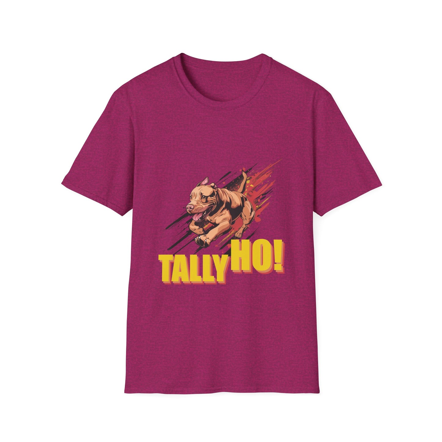 American Pit Bull Terrier: Tally Ho! A FastCAT Design - Unisex Softstyle T-Shirt