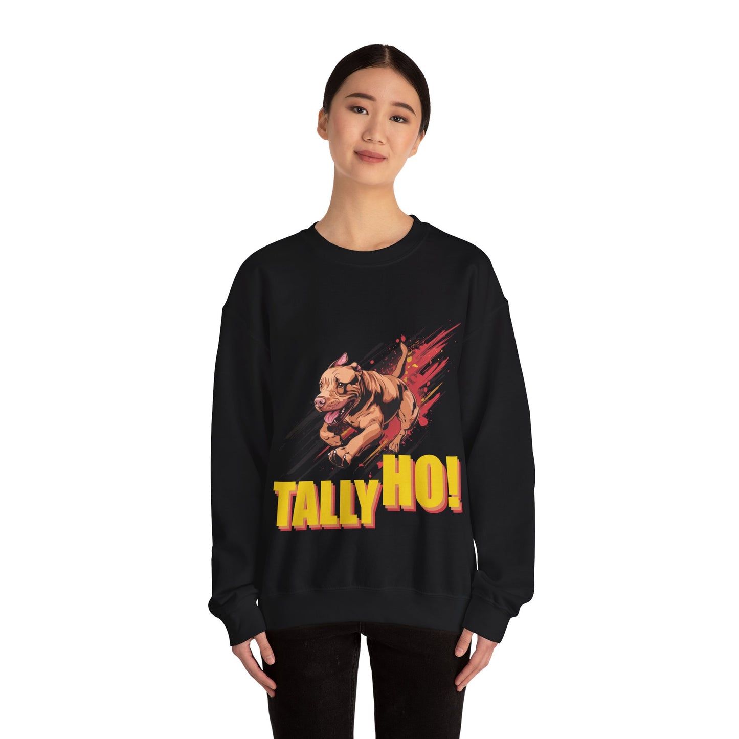 American Pit Bull Terrier: Tally Ho! A FastCAT Design - Unisex Heavy Blend Crewneck Sweatshirt