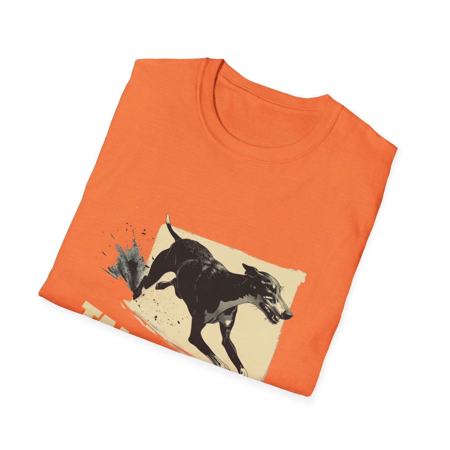 Greyhound: Tally Ho! A FastCAT Design - Unisex Softstyle T-Shirt