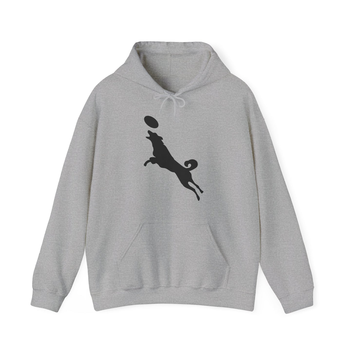 Frisbee Disc Dog -  Unisex Heavy Blend Hooded Sweatshirt