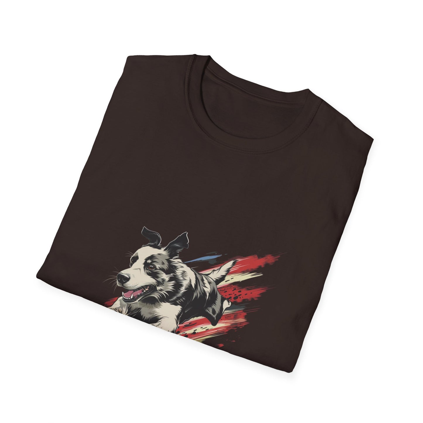 Border Collie: Tally Ho! A FastCAT Design - Unisex Softstyle T-Shirt