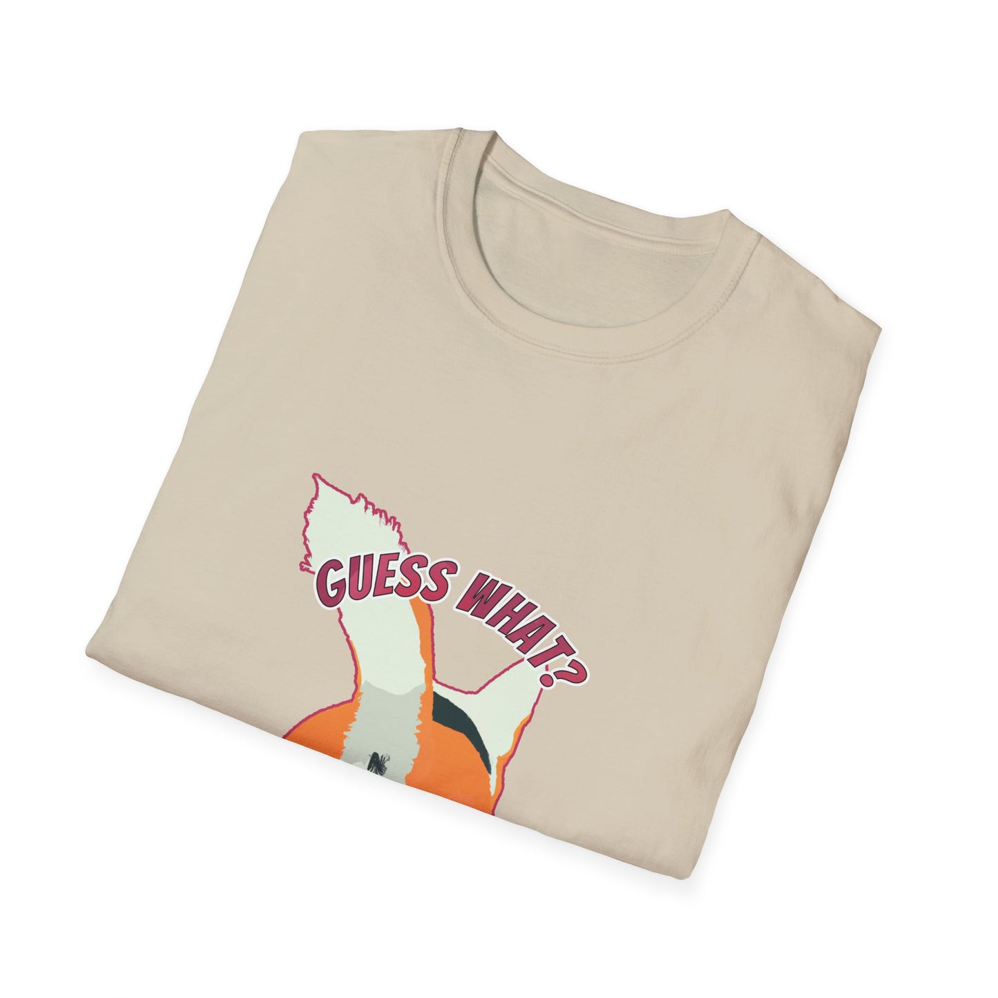 Guess What? Corgi Butt! - Unisex Softstyle T-Shirt