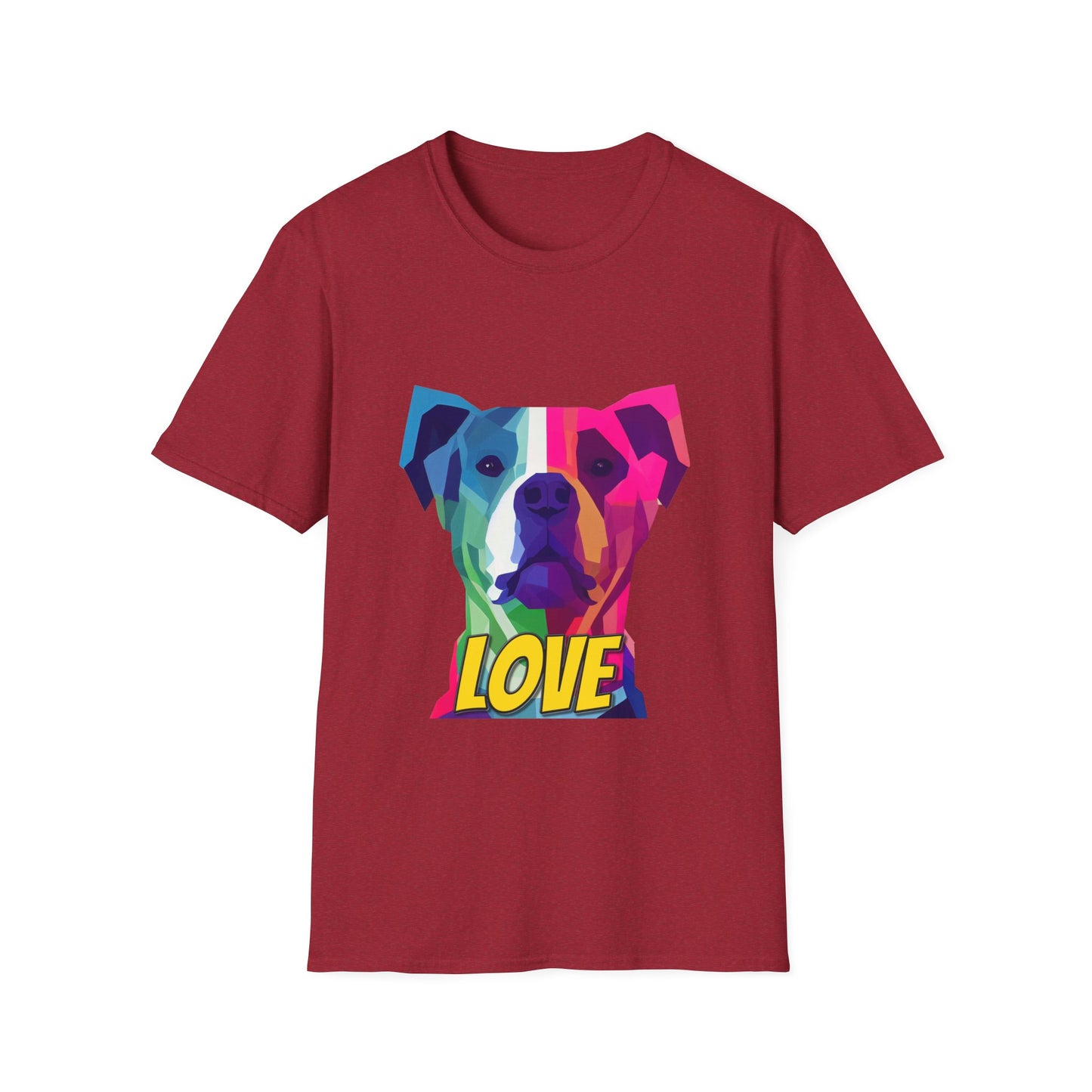 American Pit Bull Terrier  - Pittie LOVE - Unisex Softstyle T-Shirt