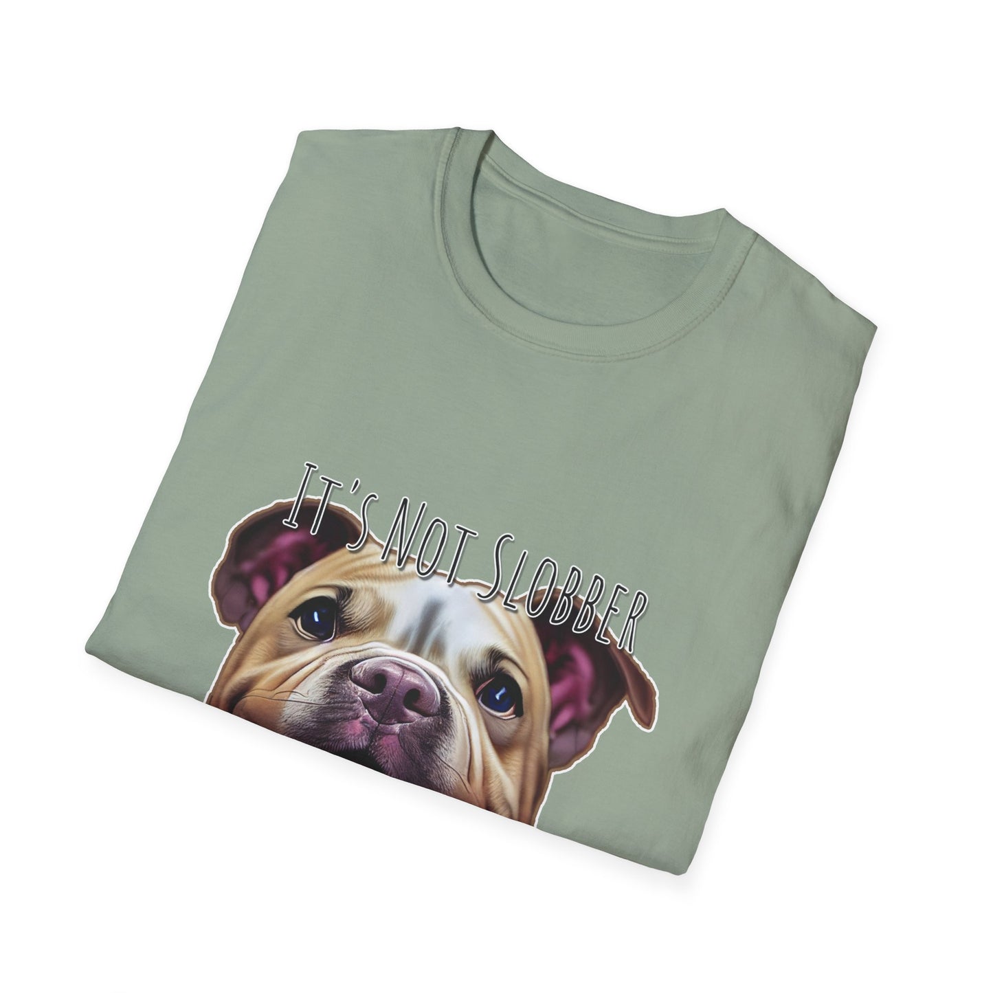 It's Not Slobber, It's Pibble Glitter (American Pit Bull Terrier / Pittie) - Unisex Softstyle T-Shirt