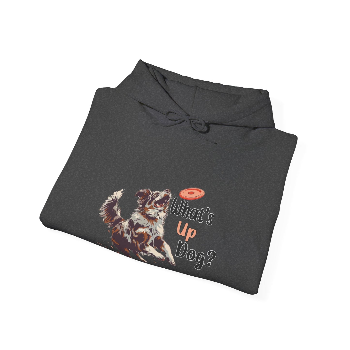 Australian Shepherd - What's Up Dog? Frisbee Disc Sports  - Unisex Heavy Blend Hooded Sweatshirt