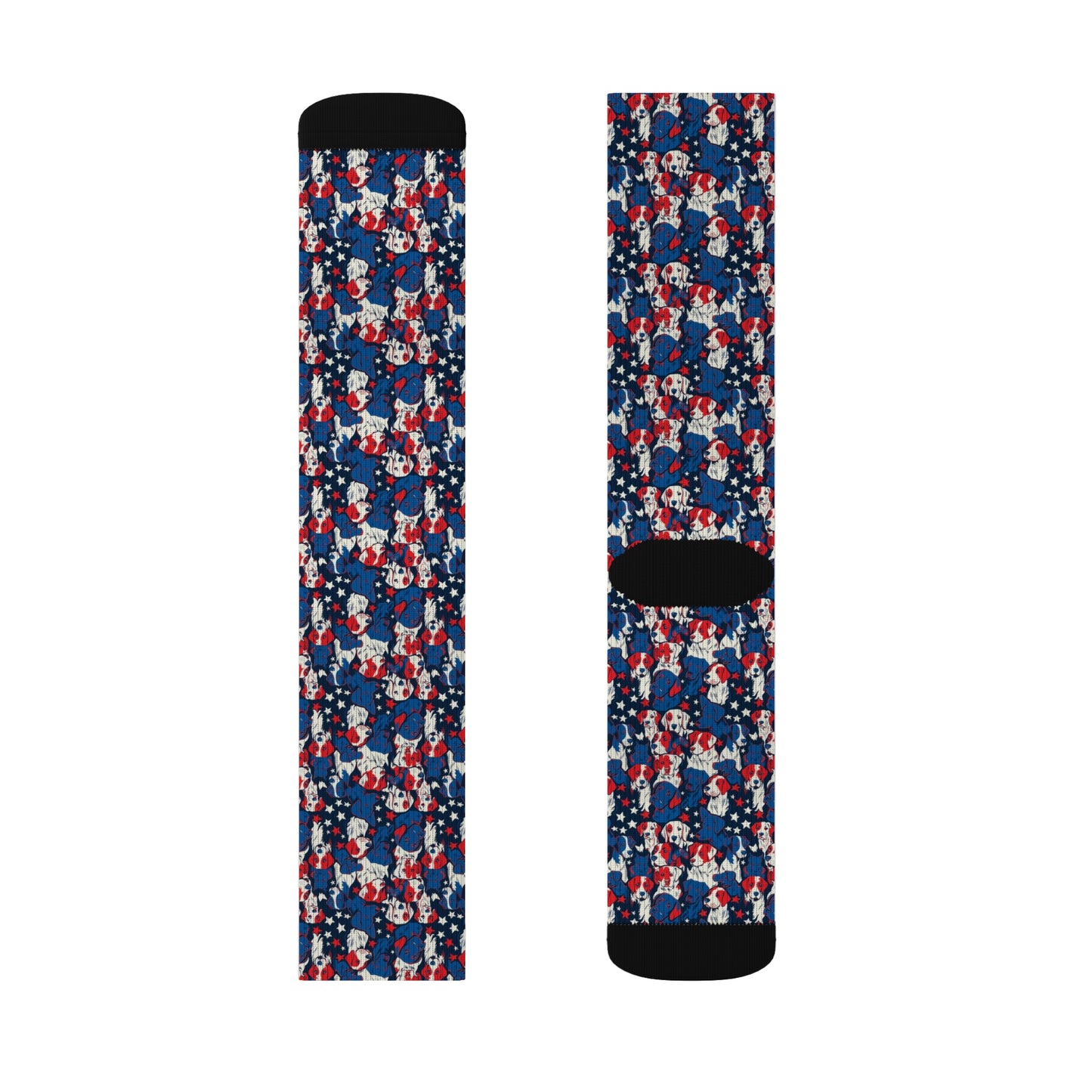 Patriotic Dog Lover - AOP Sublimation Socks