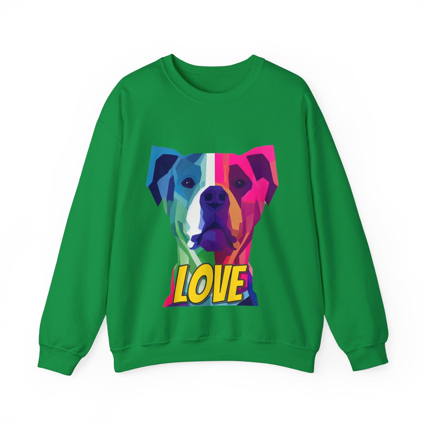 American Pit Bull Terrier - Pittie LOVE - Unisex Heavy Blend Crewneck Sweatshirt