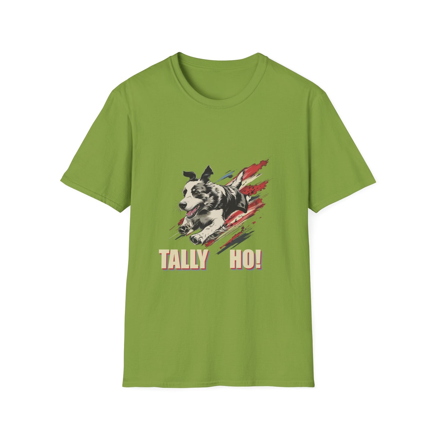 Border Collie: Tally Ho! A FastCAT Design - Unisex Softstyle T-Shirt