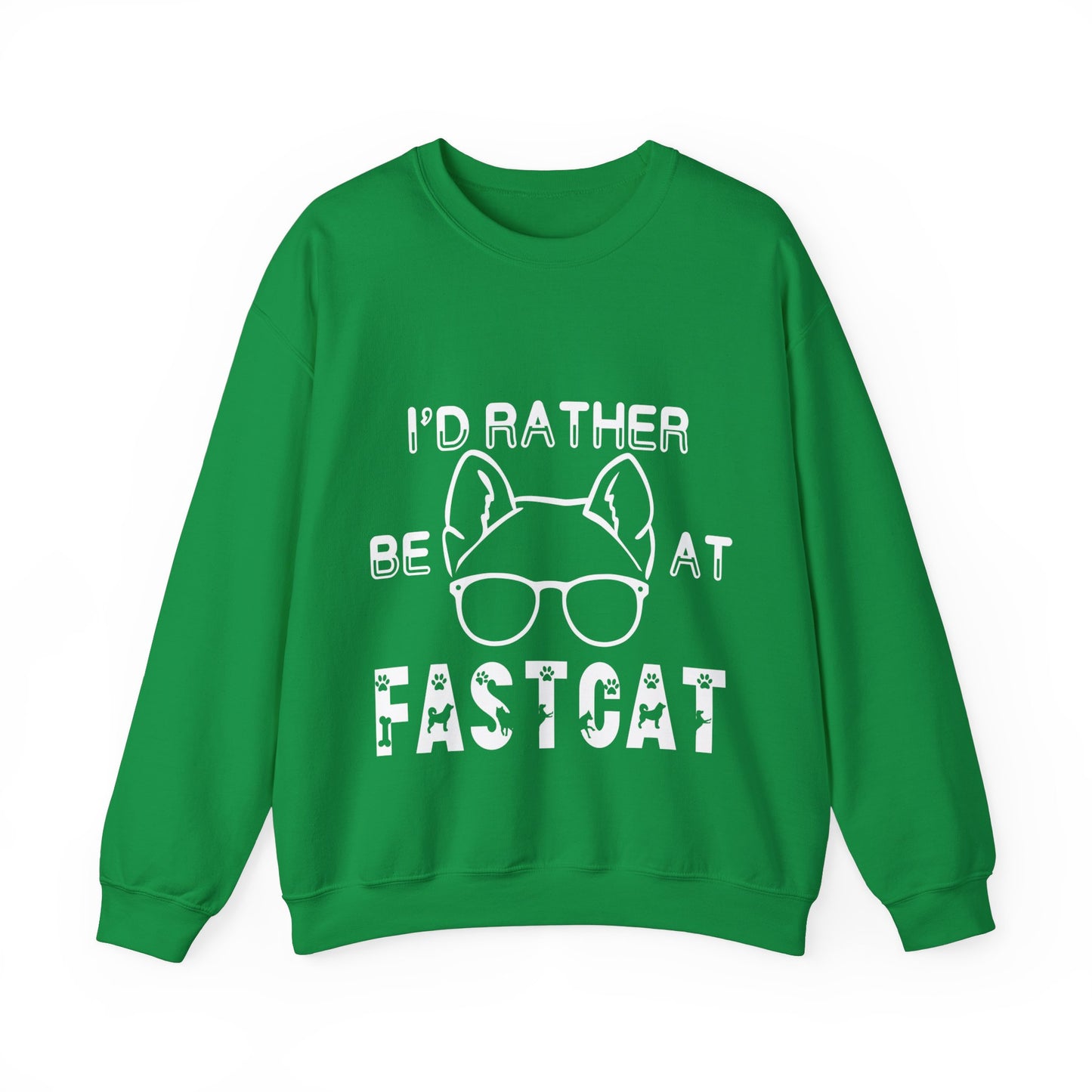 I'd Rather Be At FastCAT - Unisex Heavy Blend Crewneck Sweatshirt