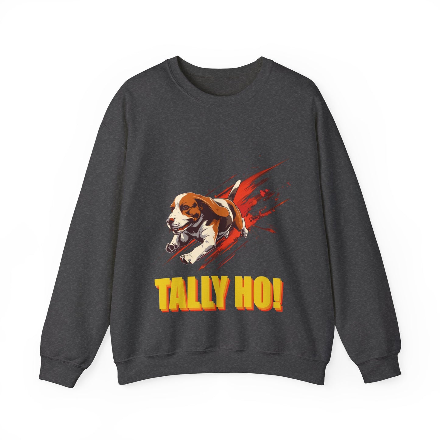 Beagle: Tally Ho! A FastCAT Design - Unisex Heavy Blend Crewneck Sweatshirt