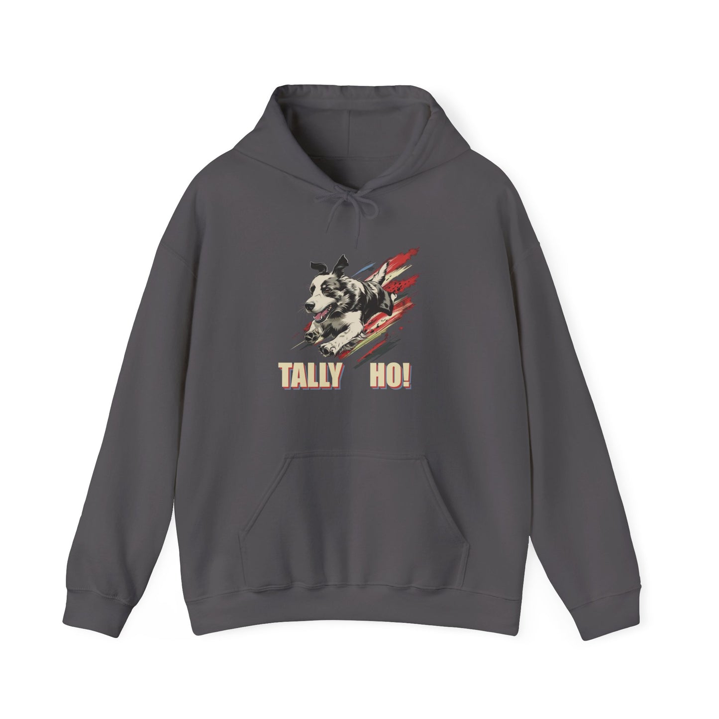 Border Collie: Tally Ho! A FastCAT Design Unisex Heavy Blend Hooded Sweatshirt