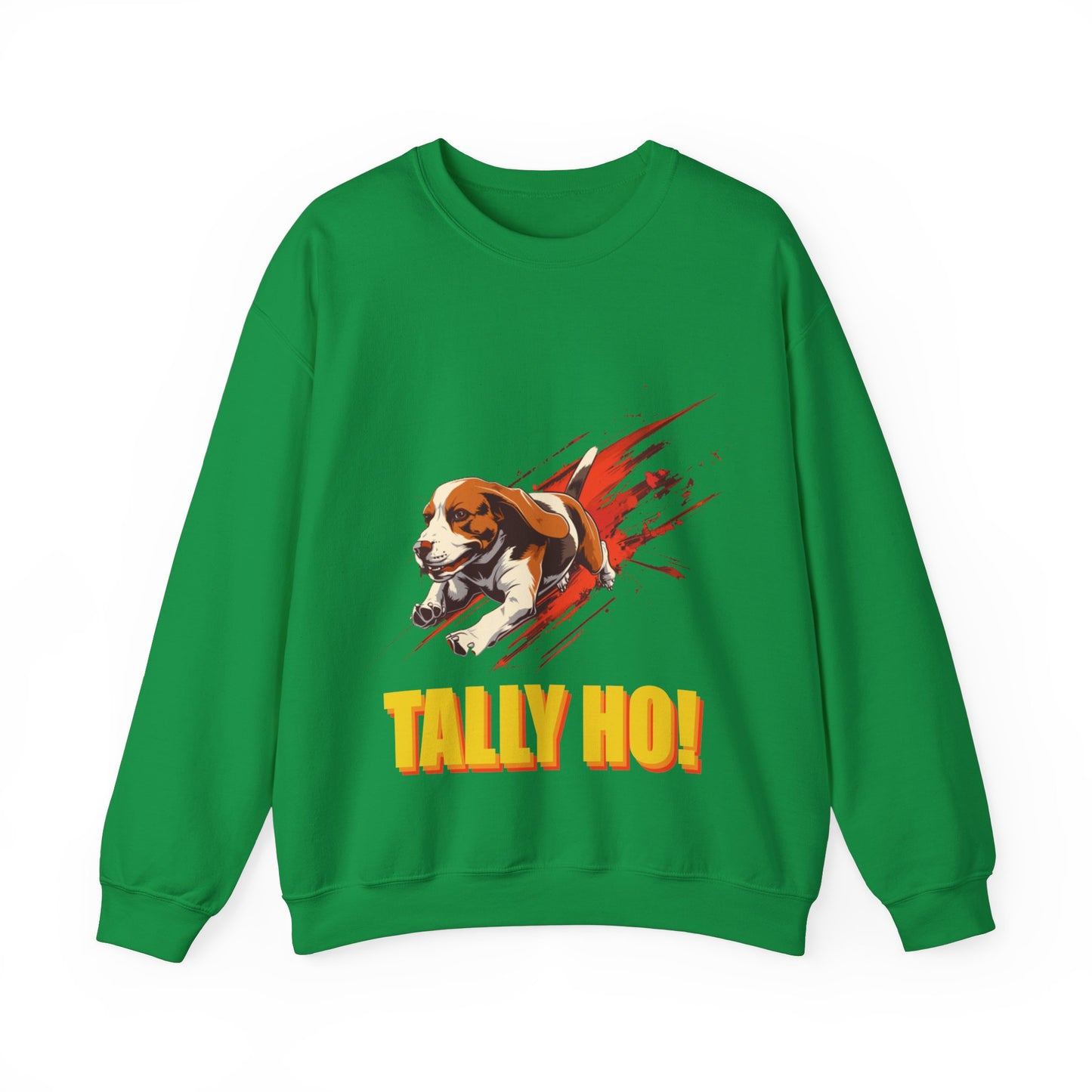 Beagle: Tally Ho! A FastCAT Design - Unisex Heavy Blend Crewneck Sweatshirt