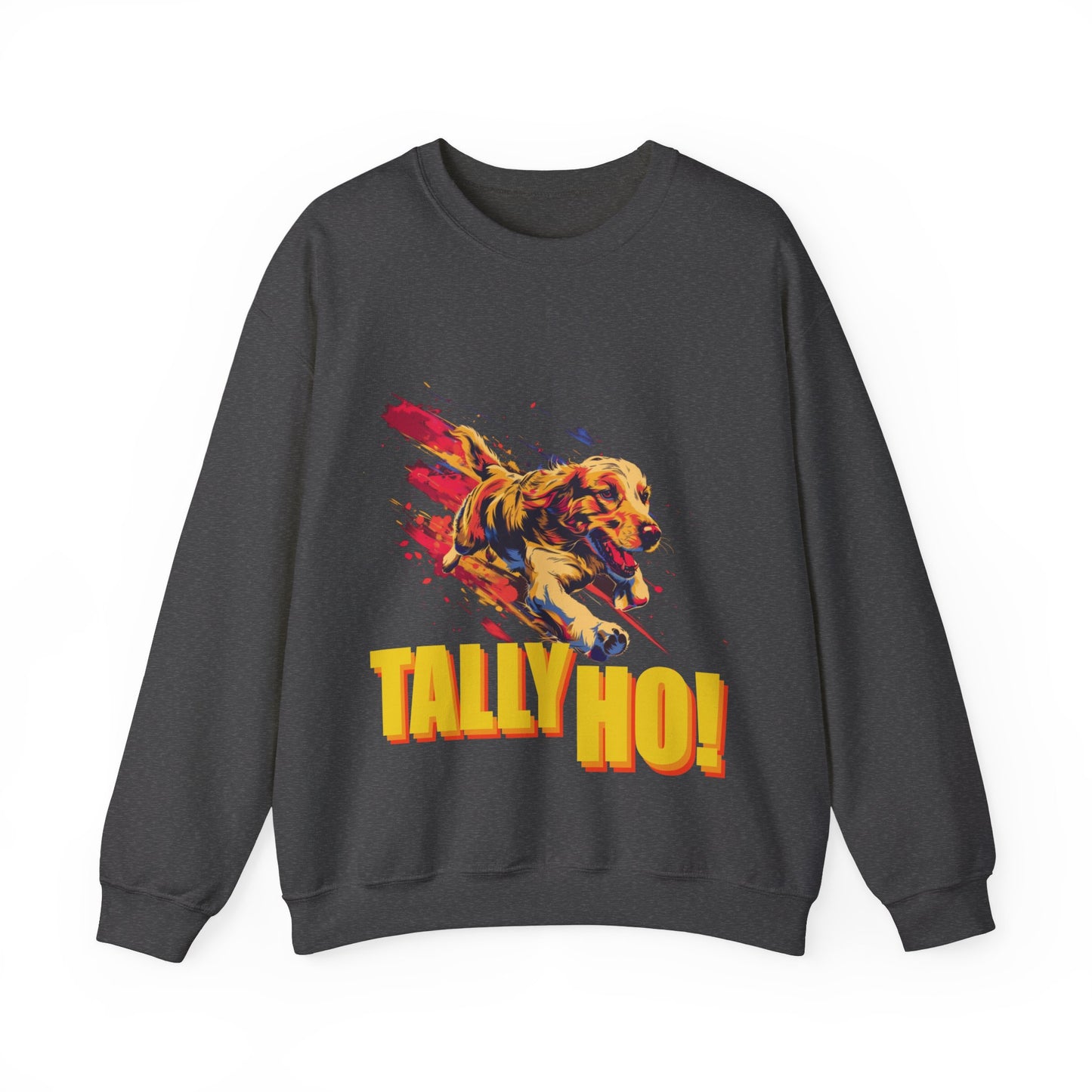 Golden Retriever: Tally Ho! A FastCAT Design - Unisex Heavy Blend Crewneck Sweatshirt