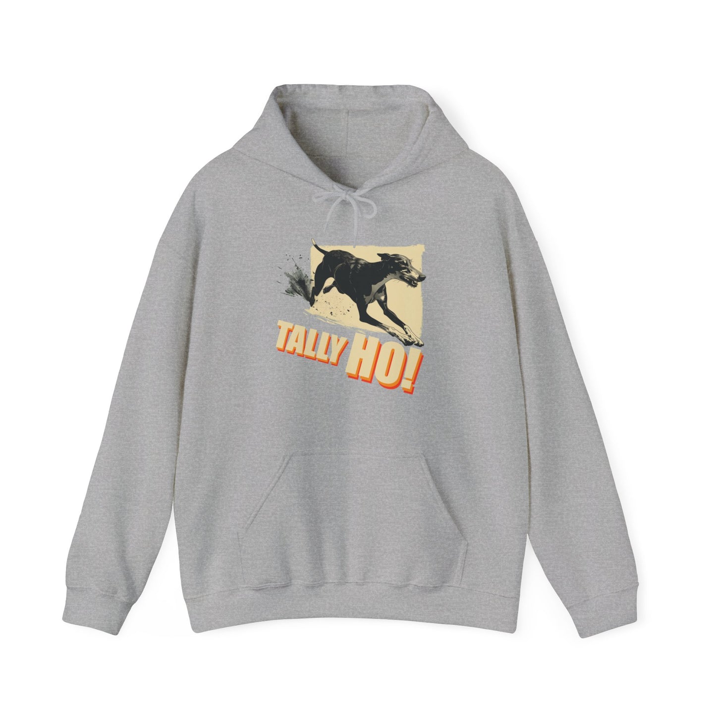 Greyhound: Tally Ho! A FastCAT Design Unisex Heavy Blend Hooded Sweatshirt