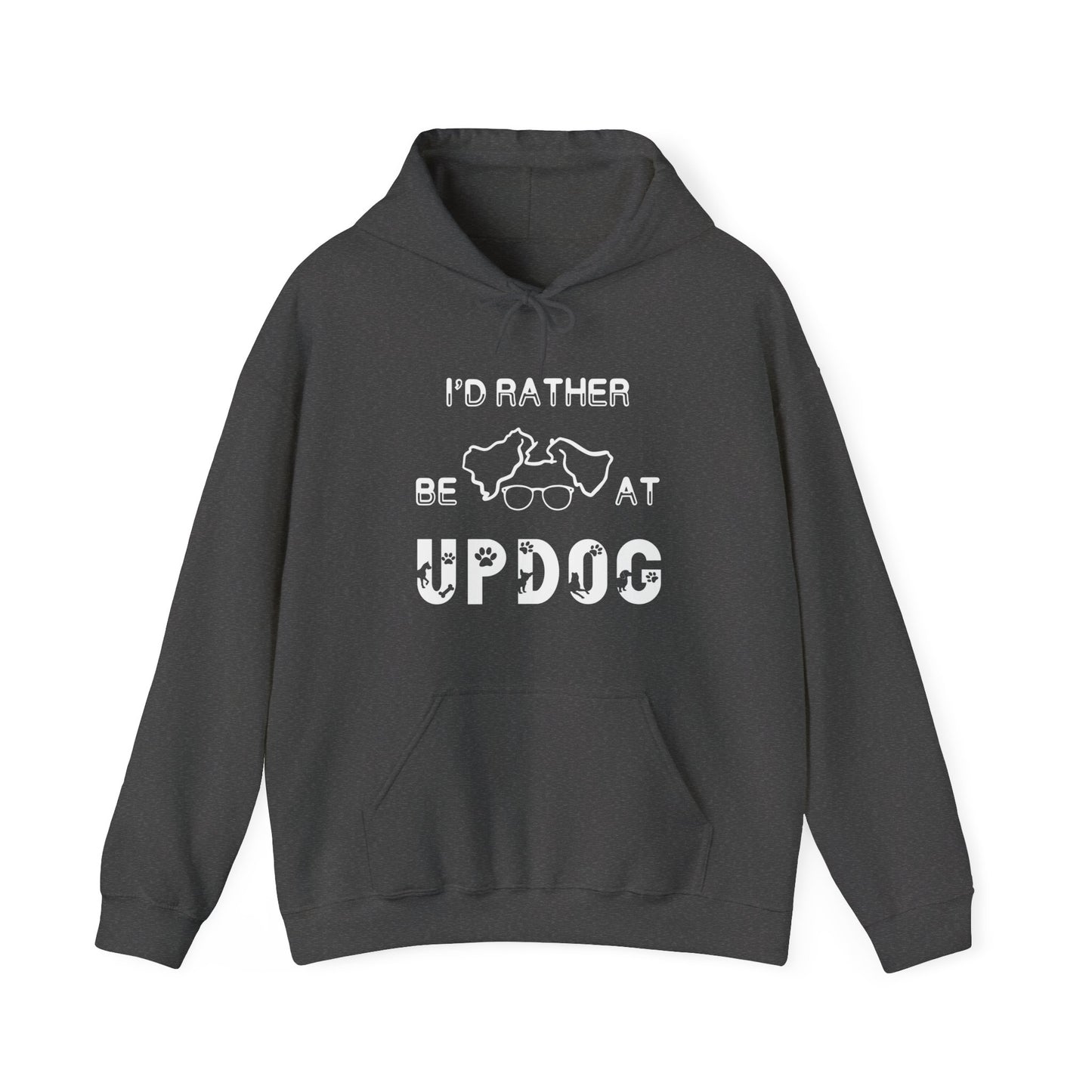 I'd Rather Be At UpDog - Unisex Heavy Blend Hooded Sweatshirt