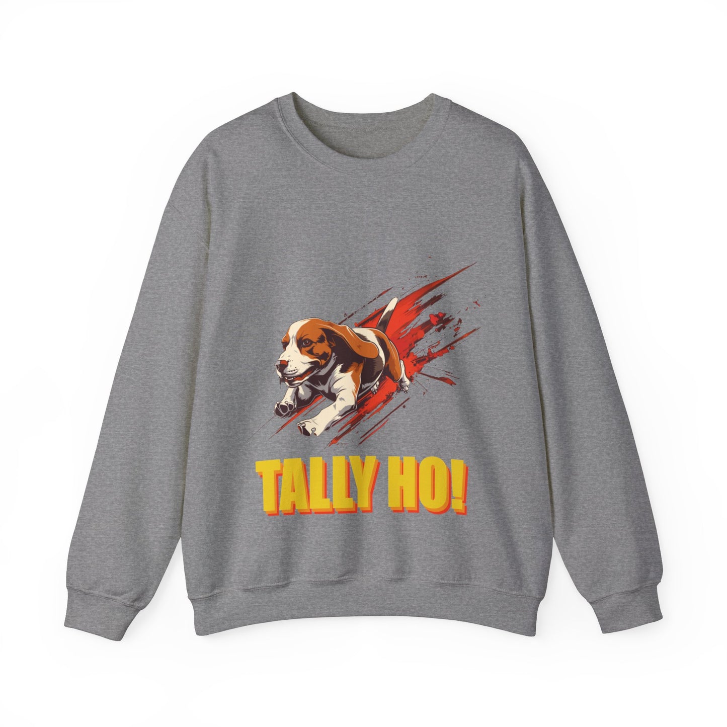 Beagle: Tally Ho! A FastCAT Design - Unisex Heavy Blend Crewneck Sweatshirt