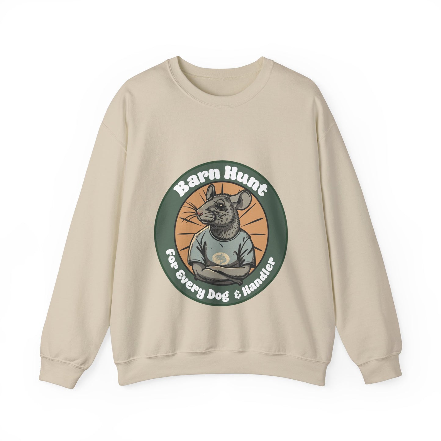 Barn Hunt: For Every Dog & Handler - Unisex Heavy Blend Crewneck Sweatshirt