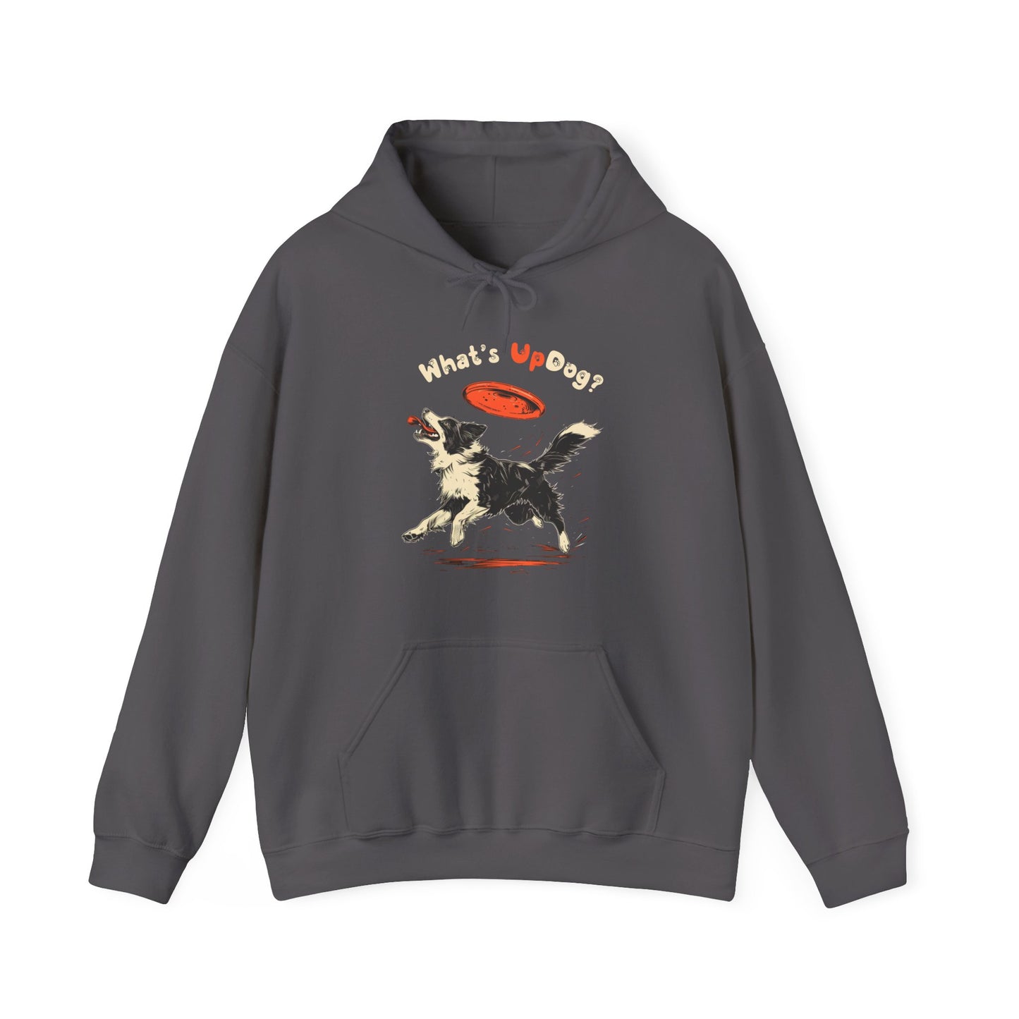 What's Up Dog? (Border Collie) - Unisex Heavy Blend Hooded Sweatshirt