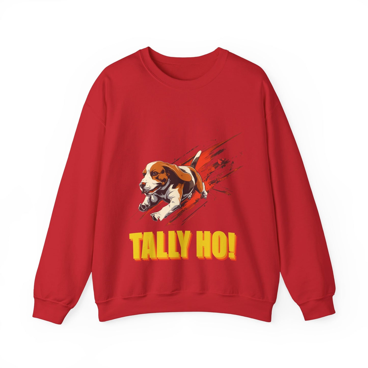 Beagle: Tally Ho! A FastCAT Design - Unisex Heavy Blend Crewneck Sweatshirt