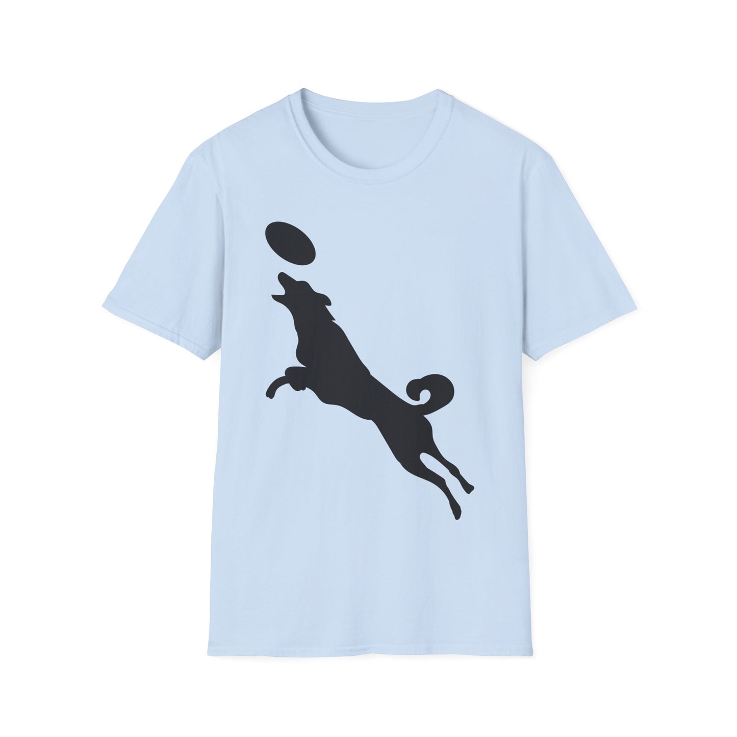 Frisbee Disc Dog - Unisex Softstyle T-Shirt