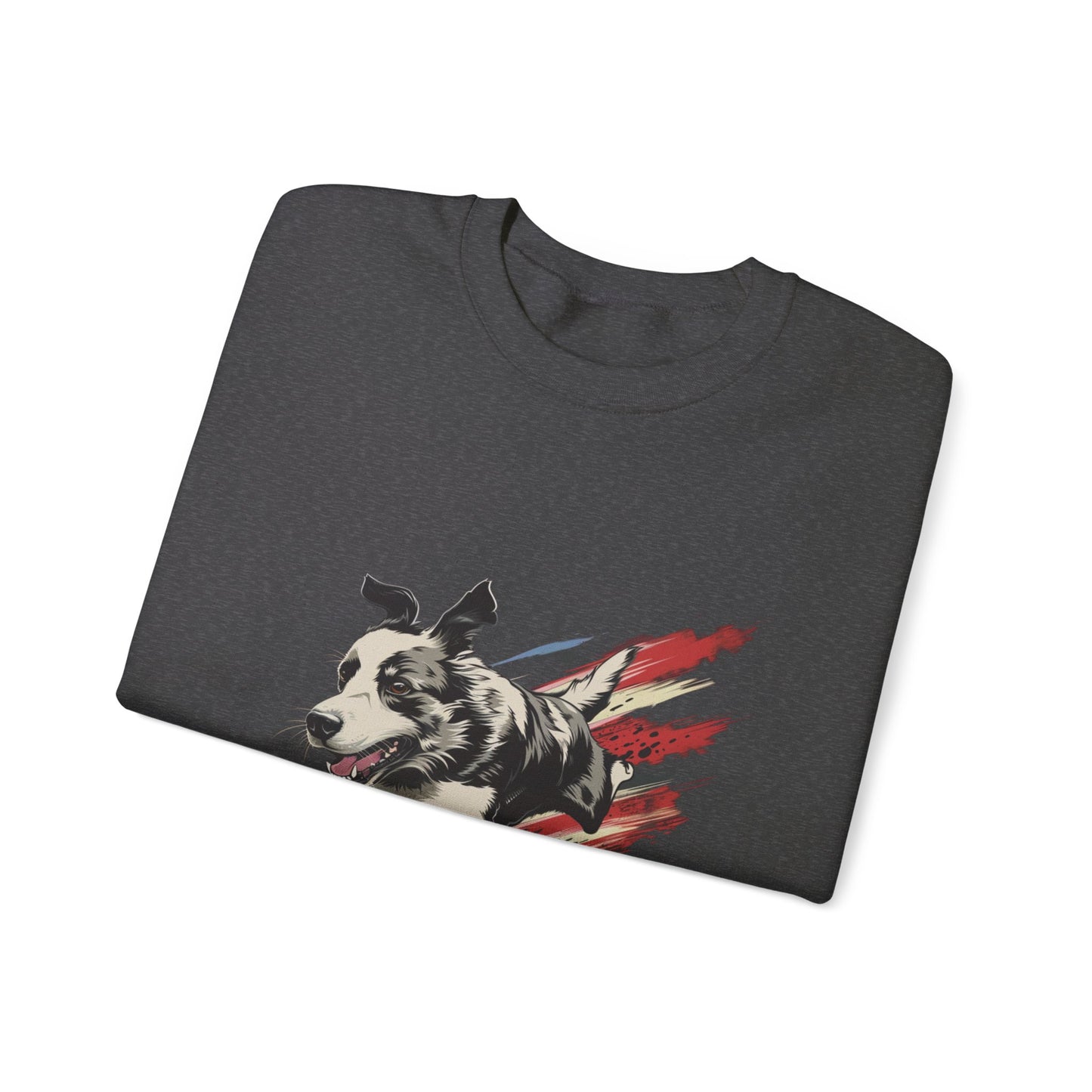 Border Collie: Tally Ho! A FastCAT Design - Unisex Heavy Blend Crewneck Sweatshirt