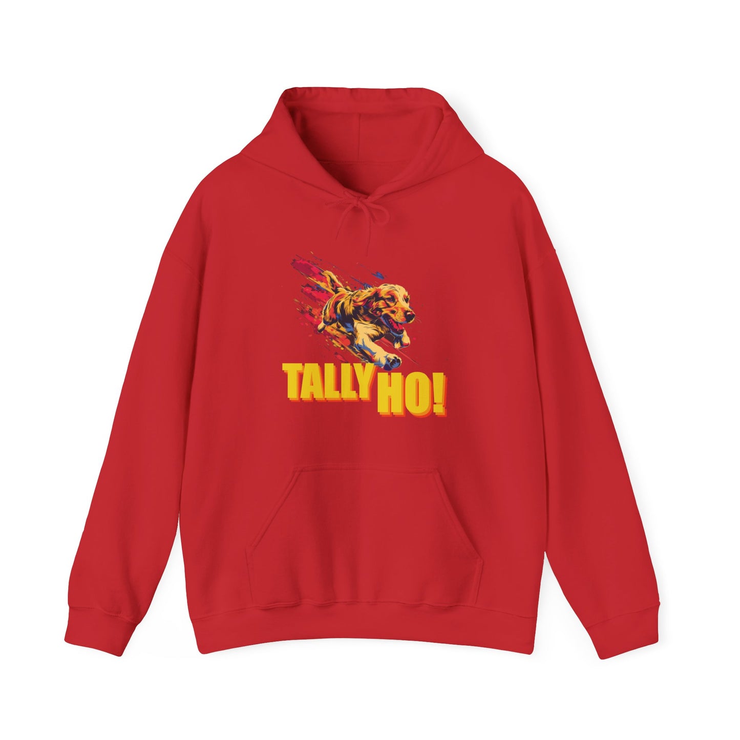 Golden Retriever: Tally Ho! A FastCAT Design Unisex Heavy Blend Hooded Sweatshirt