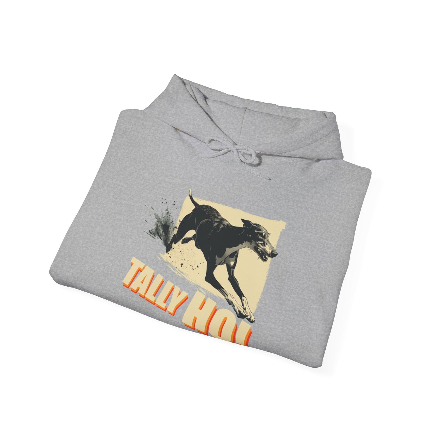 Greyhound: Tally Ho! A FastCAT Design Unisex Heavy Blend Hooded Sweatshirt