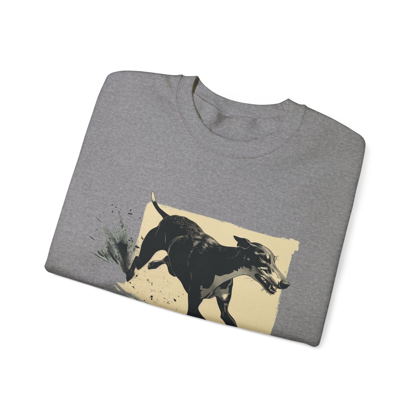 Greyhound: Tally Ho! A FastCAT Design - Unisex Heavy Blend Crewneck Sweatshirt