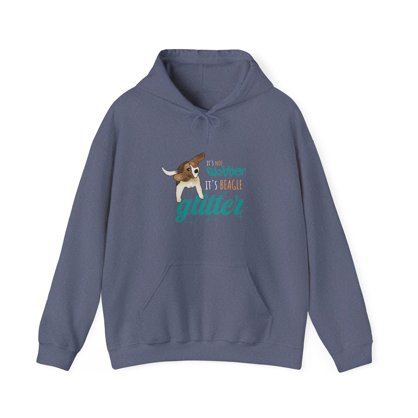 It's Not Slobber, It's Beagle Glitter! - Unisex Heavy Blend Hooded Sweatshirt