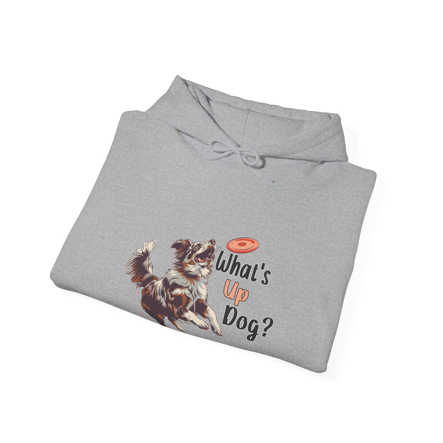 Australian Shepherd - What's Up Dog? Frisbee Disc Sports  - Unisex Heavy Blend Hooded Sweatshirt