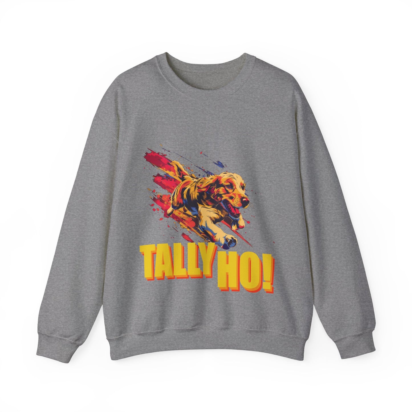 Golden Retriever: Tally Ho! A FastCAT Design - Unisex Heavy Blend Crewneck Sweatshirt