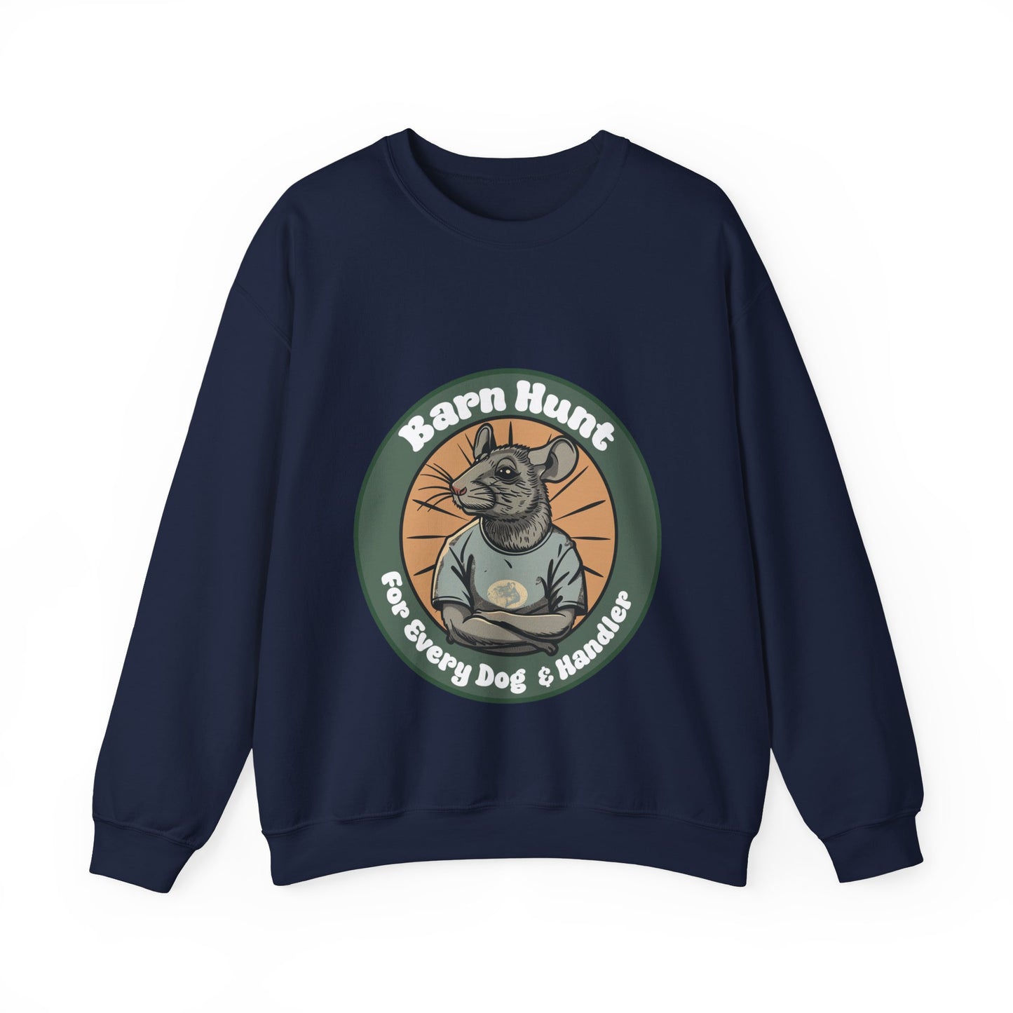 Barn Hunt: For Every Dog & Handler - Unisex Heavy Blend Crewneck Sweatshirt