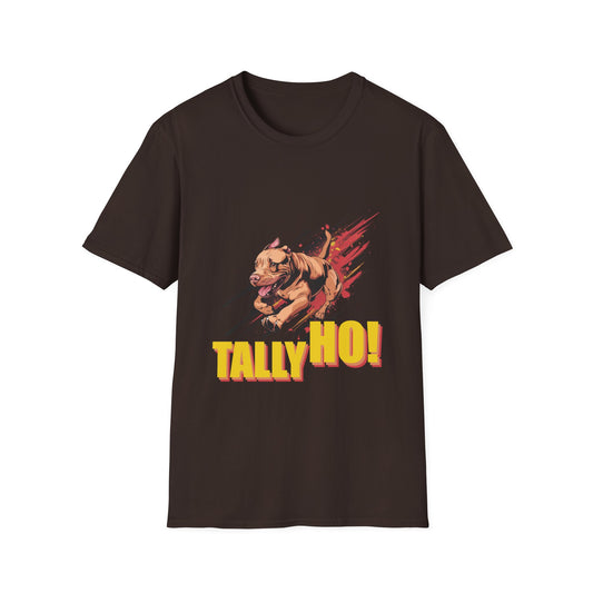 American Pit Bull Terrier: Tally Ho! A FastCAT Design - Unisex Softstyle T-Shirt