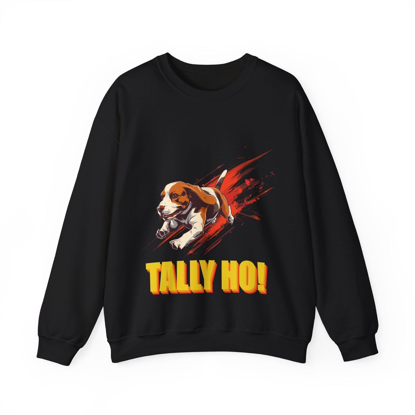 Beagle: Tally Ho! A FastCAT Design - Unisex Heavy Blend Crewneck Sweatshirt