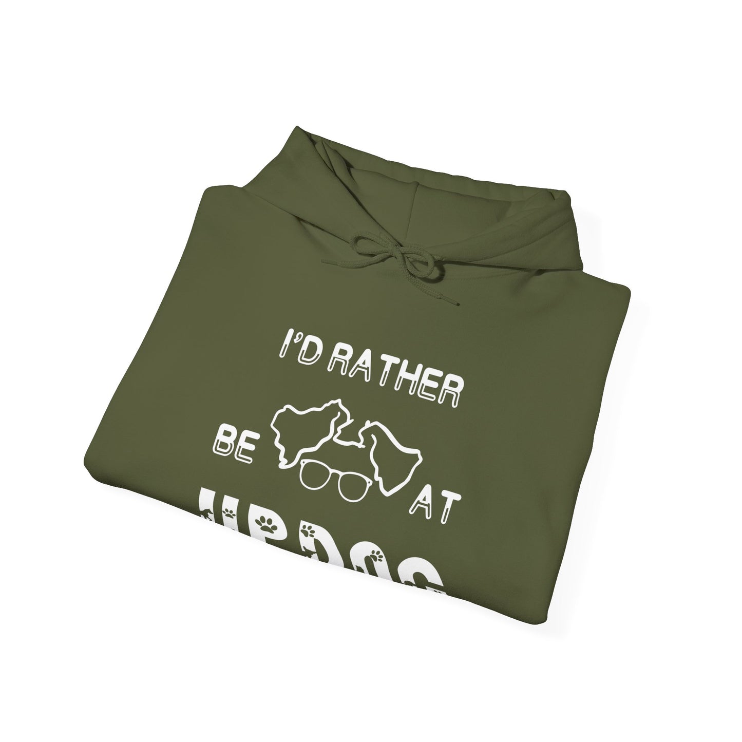 I'd Rather Be At UpDog - Unisex Heavy Blend Hooded Sweatshirt