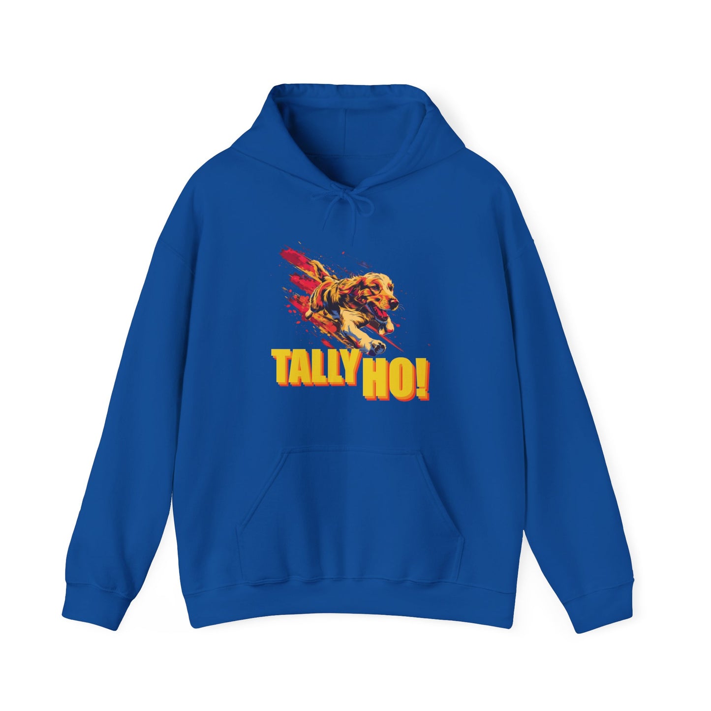 Golden Retriever: Tally Ho! A FastCAT Design Unisex Heavy Blend Hooded Sweatshirt