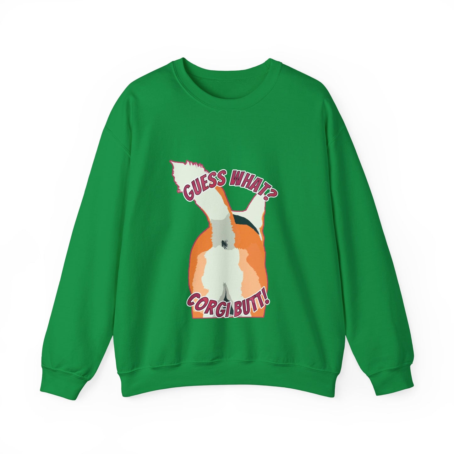 Guess What? Corgi Butt! - Unisex Heavy Blend Crewneck Sweatshirt