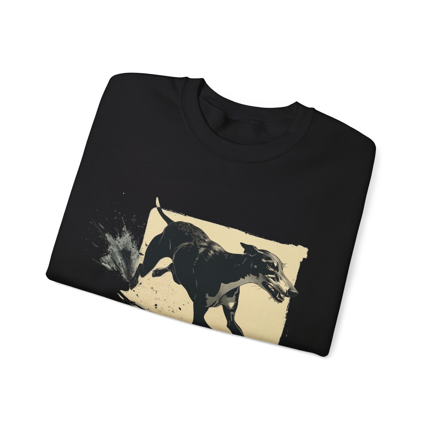 Greyhound: Tally Ho! A FastCAT Design - Unisex Heavy Blend Crewneck Sweatshirt